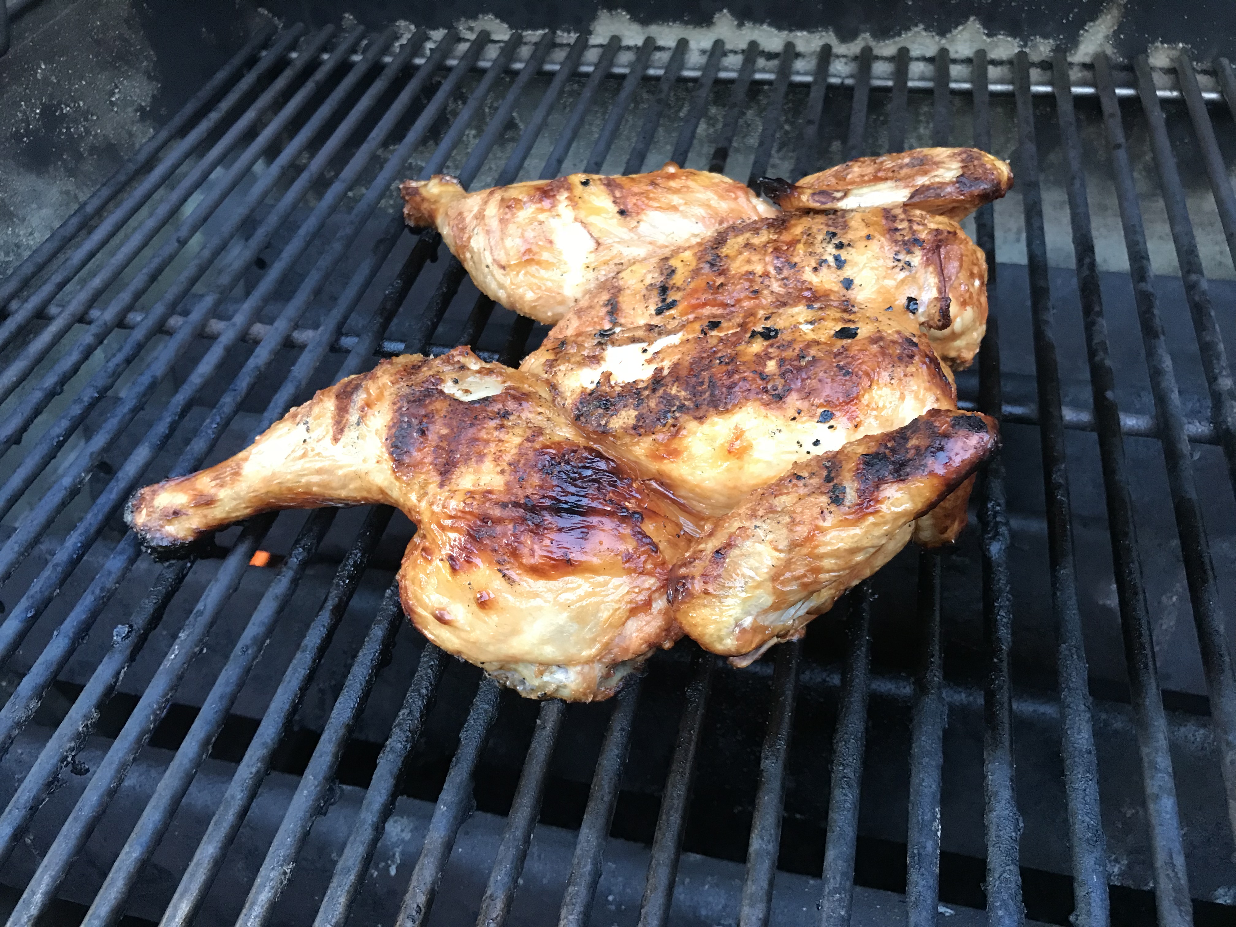 Butterflied Chicken on the Grill